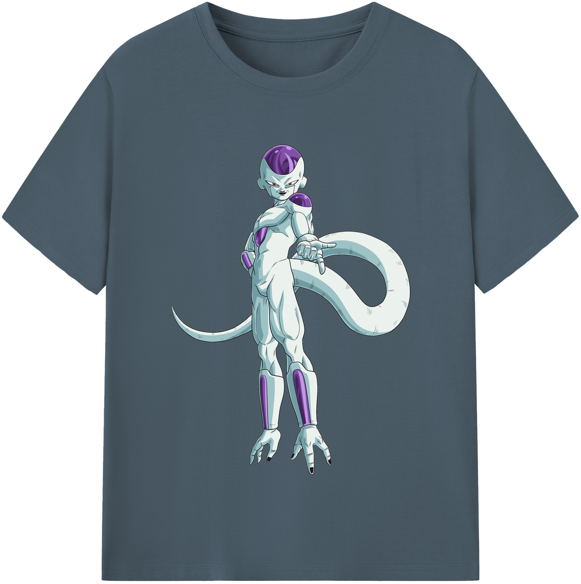 （画像用） ドラゴンボール フリーザ DRAGON BALL Frieza 綿100％半袖Tシャツ（フロントプリント）